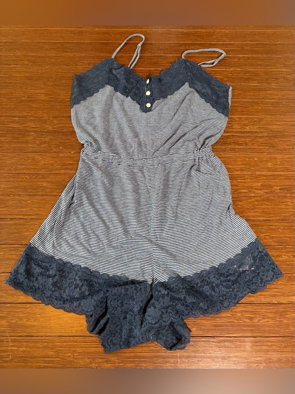 Gilly Hicks Sleep Chemise Women's Lightweight Cotton Modal Blend Sleep Romper XS